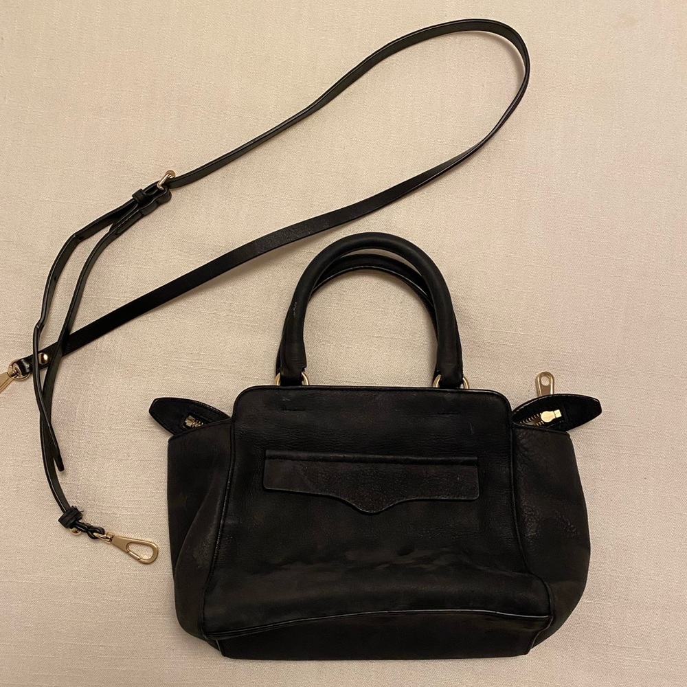Rebecca Minkoff Black Leather Handbag and Crossbody